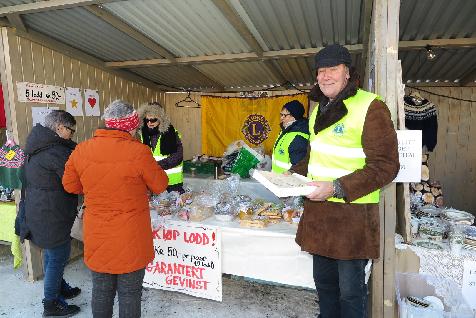 Flatbrødsalget gikk godt på Marsimartnan!